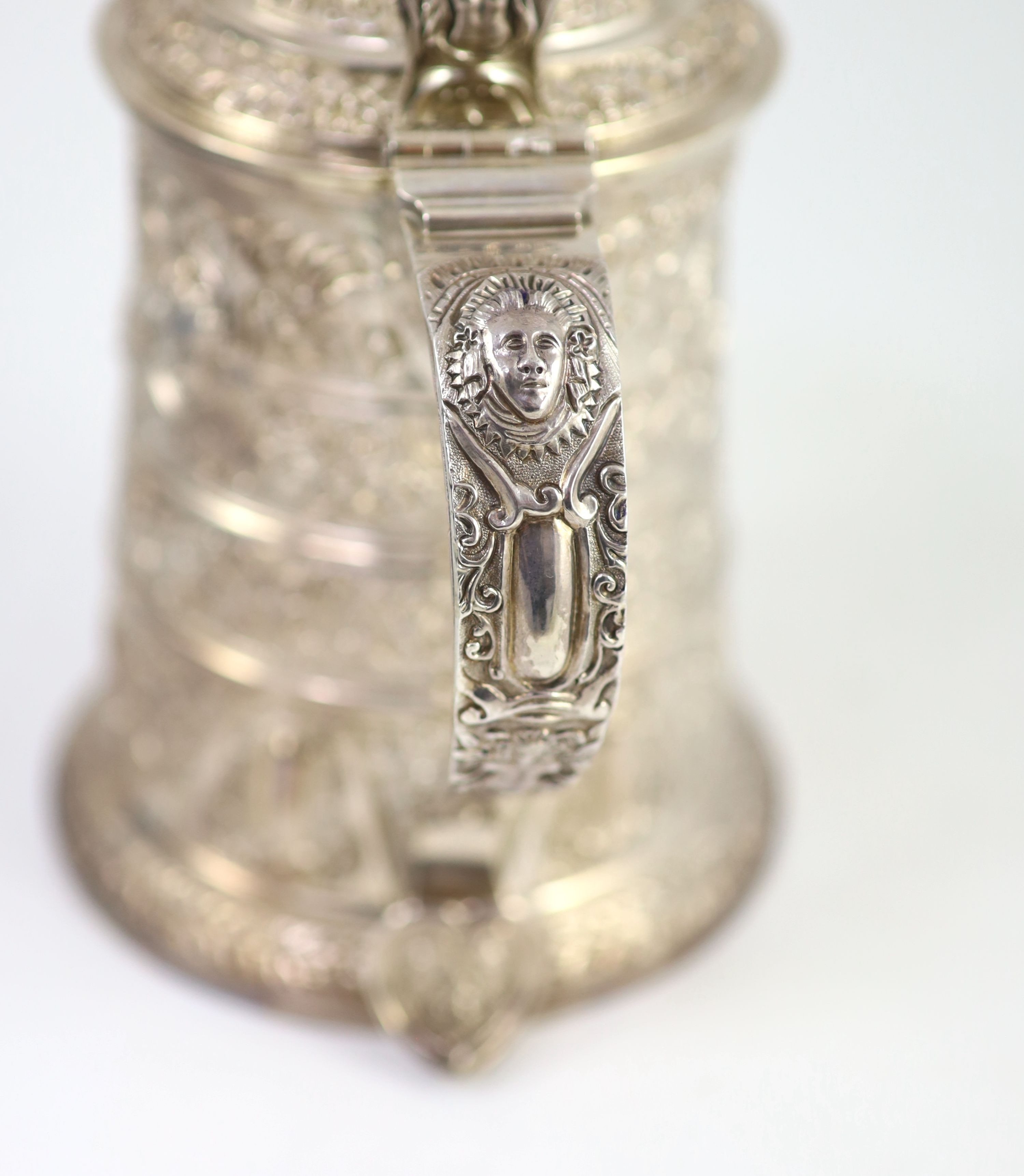 A good Victorian silver tankard, by John Samuel Hunt, (Hunt & Roskell, late Storr & Mortimer)